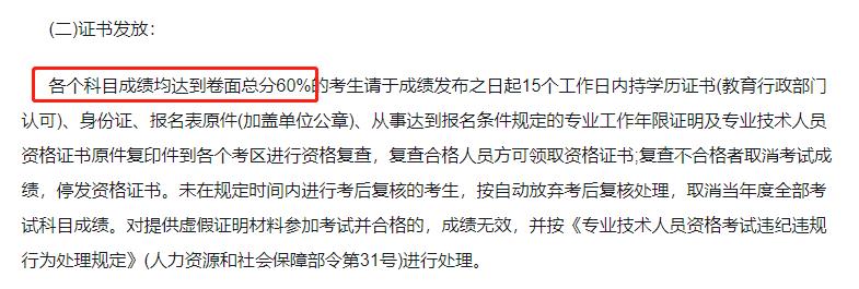 合格分数线